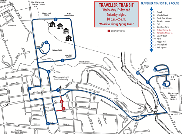 Traveller Route Map